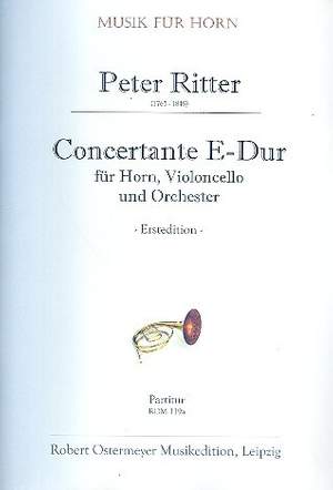 Ritter, P: Concertante E-Dur für Horn, Violoncello