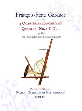 Gebauer, F R: Quartett F-Dur Nr.1 op.41,1