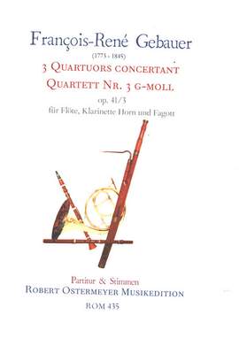 Gebauer, F R: Quartett g-Moll Nr.3 op.41,3