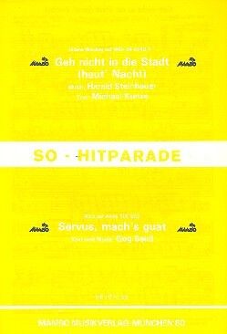 Steinhauer, H: Geh nicht in die Stadt und