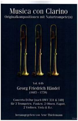 Handel, G F: Concerto D-Dur (nach HWV331 und 348)
