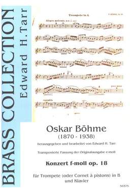 Boehme, O: Konzert f-Moll op.18