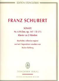 Schubert, F: Sonate H-Dur Nr.6 D575 op.147