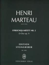 Marteau, H: Quartett D-Dur op.9,2
