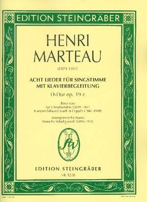 Marteau, H: 8 Lieder op.19c