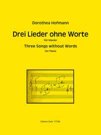 Hofmann, D: 3 Lieder ohne Worte (3 Songs without Words)