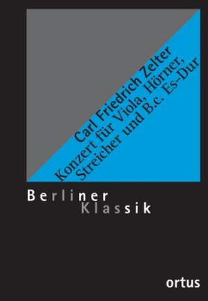 Zelter, C F: Konzert Es-Dur