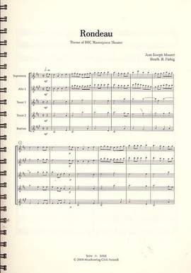 Mouret, J: Rondeau für 5 Saxophone (SATTBar)