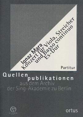 Mara, I: Konzert Es-Dur