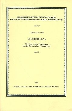 Esch, C: Lucio Silla 4 Opera-Seria-