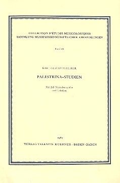 Fellerer, K G: Palestrina-Studien