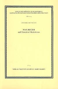 Bittmann, A: Max Reger and Historicist