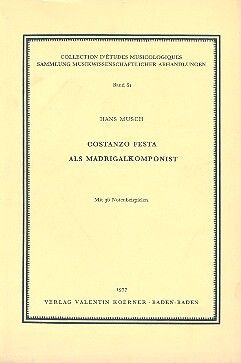 Musch, H: Costanzo Festa als