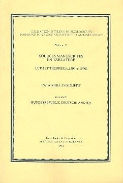 Sources manuscrites en tablature