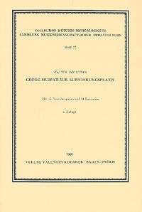 Kolneder, W: Georg Muffat zur Aufführungspraxis