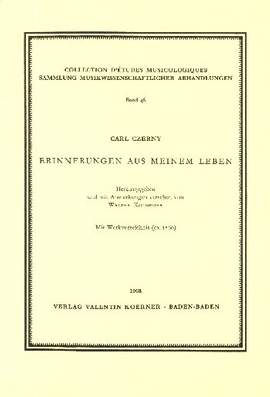 Czerny, C: Erinnerungen aus meinem Leben