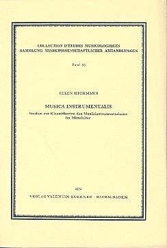 Hickmann, E: Musica Instrumentalis