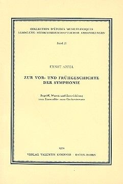 Apfel, E: Zur Vor- und Frühgeschichte der