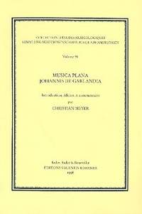 Meyer, C: Musica plana Johannis de Garlandia