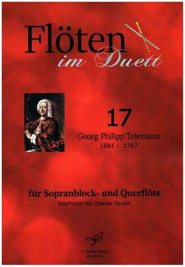 Telemann, G P: Flöten im Duett Band 17