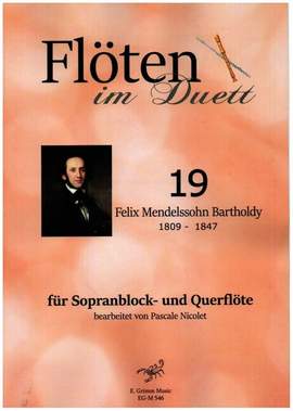 Mendelssohn Bartholdy, F: Flöten im Duett Band 19