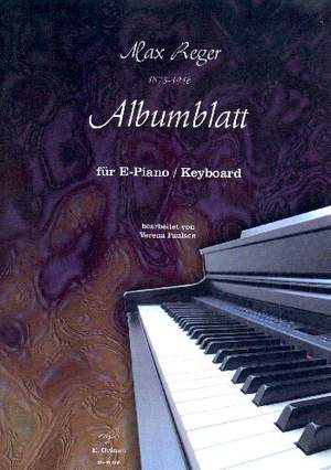 Reger, M: Albumblatt