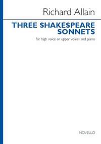 Allain, R: 3 Shakespeare Songs