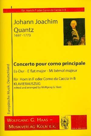 Quantz, J J: Konzert Es-Dur für Horn, Streicher und Bc