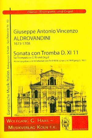Aldrovandini, G: Sonata con tromba D.XI11