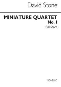 Stone, D: Miniature Quartet No.1