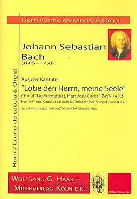 Bach, J S: Du Friedefürst Herr Jesu Christ BWV143,2