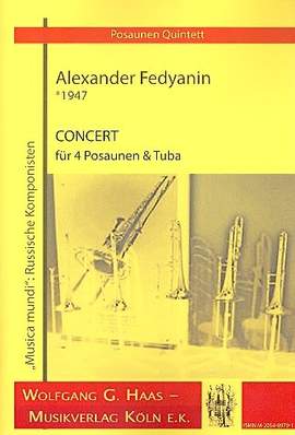 Fedyanin, A: Concert für 4 Posaunen und Tuba