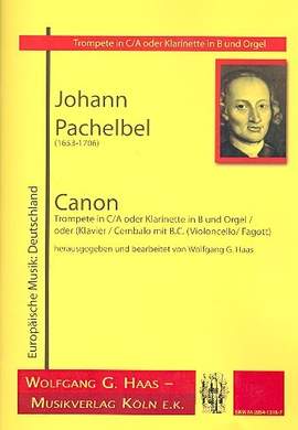 Pachelbel, J: Canon für Trompete (Klarinette) und Orgel