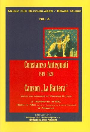 Antegnati, C: Canzon la battera