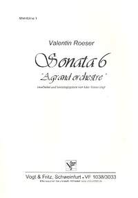 Roeser, V: Sonata Nr.6 A grand orchestre