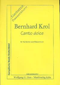 Krol, B: Canto dolce für Klarinette