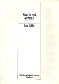 Haider, H: Musik für 2 Gitarren