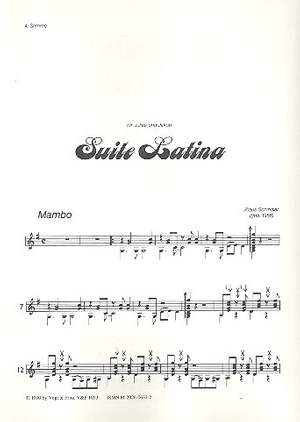 Schindler, K: Suite Latina