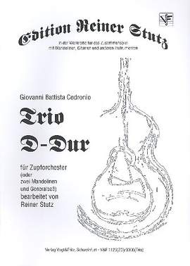 Cedronio, G B: Trio D-Dur für Zupforchester