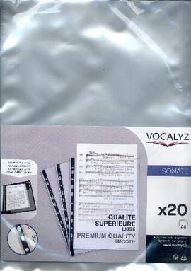 Klarsichthülle Sonate für Chormappe Adagio
