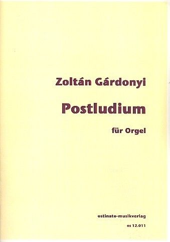 Gárdonyi, Z: Postludium