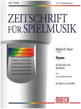 Meyer, R B: Hymne