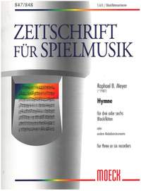 Meyer, R B: Hymne