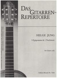 Jung, H: 3 Epigramme und ein Nachwort