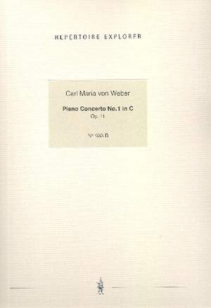 Weber, C M v: Konzert C-Dur Nr.1 op.11 für Klavier und Orchester