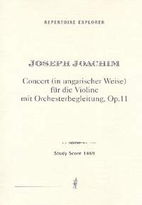 Joachim, J: Konzert in ungarischer Weise d-Moll op.11