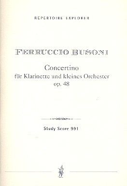 Busoni, F: Concertino op. 48 für Klarinette und kleines
