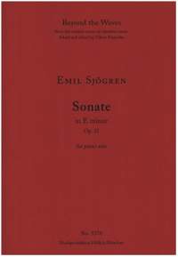 Sjögren, E: Sonate e-Moll op.35