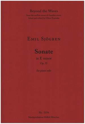 Sjögren, E: Sonate e-Moll op.35