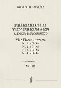 the Great, F: 4 Flötenkonzerte Nr.1 - 4